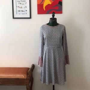 Floral Printed A-Line Dress